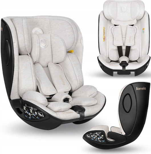 Lionelo Moxie Next Καθισματάκι Αυτοκινήτου i-Size με Isofix Beige Sand