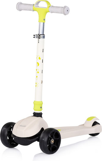 Chipolino Kids Foldable Scooter Moxie 3-Wheel White