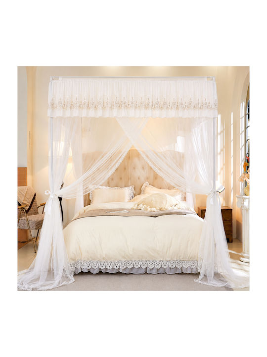 Galifas Cradle Mosquito Net Made of White Tulle 200x220cm