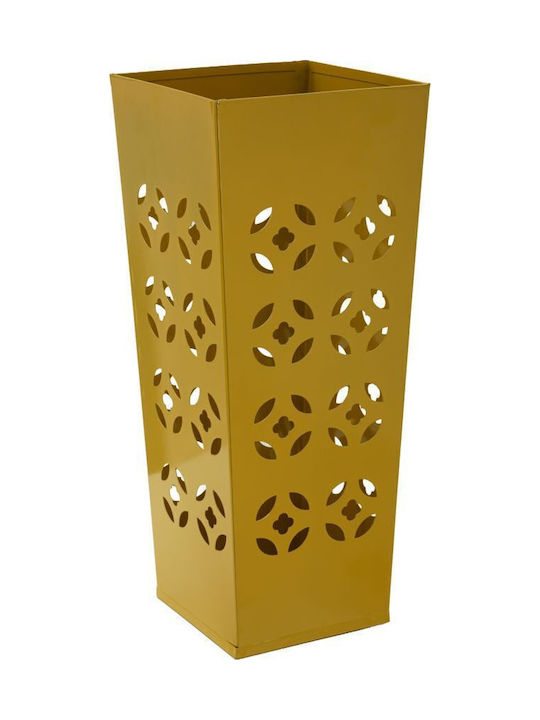 Mauro F Ομπρελοθήκη Μεταλλική Κίτρινη 20x20x48cm Mauro F Ομπρελοθήκη Μεταλλική Κίτρινη 20x20x48cm