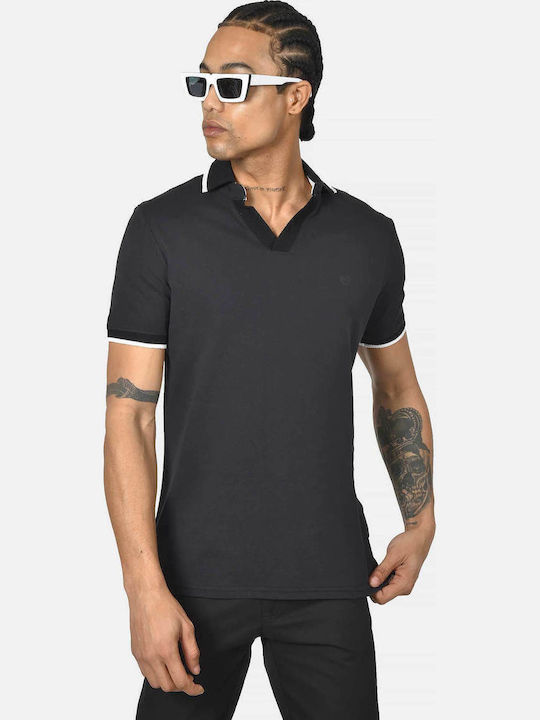 Berto Lucci Polo Men's Blouse Black