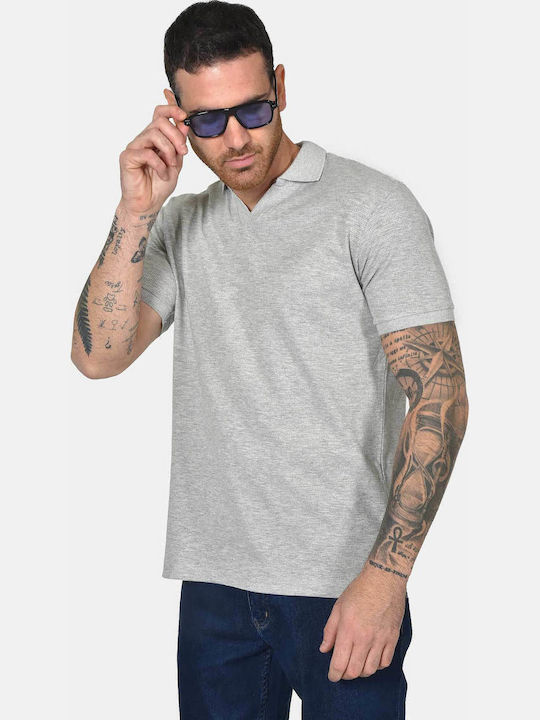 Berto Lucci Grey Polo Men's Blouse