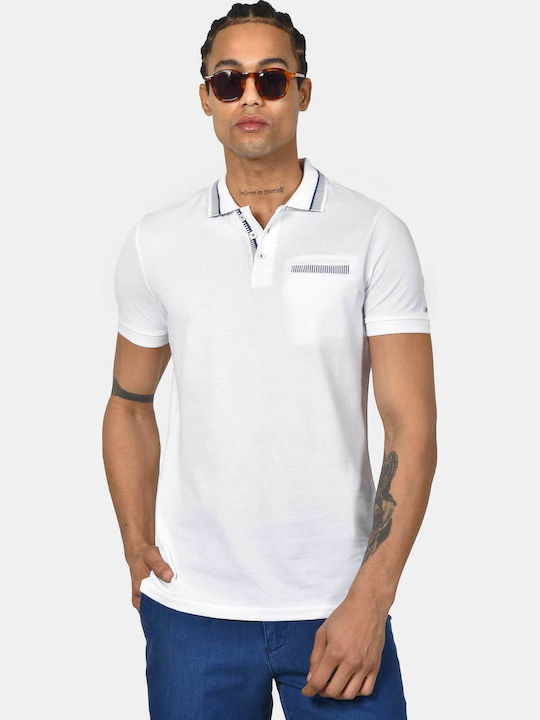 Berto Lucci Polo Men's Blouse White