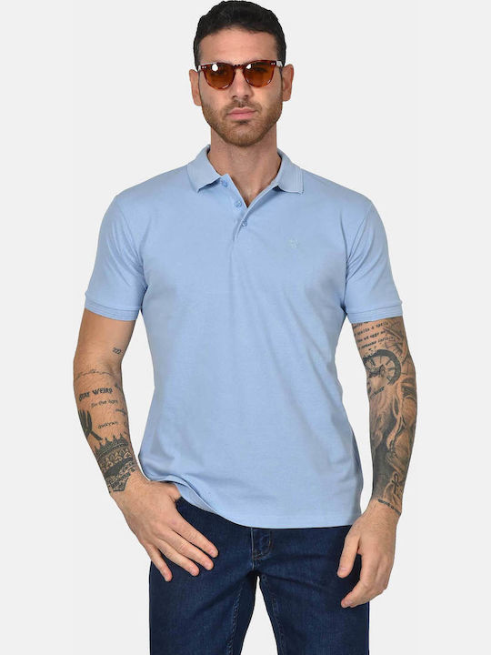 Berto Lucci Polo Bluza Albastru Deschis