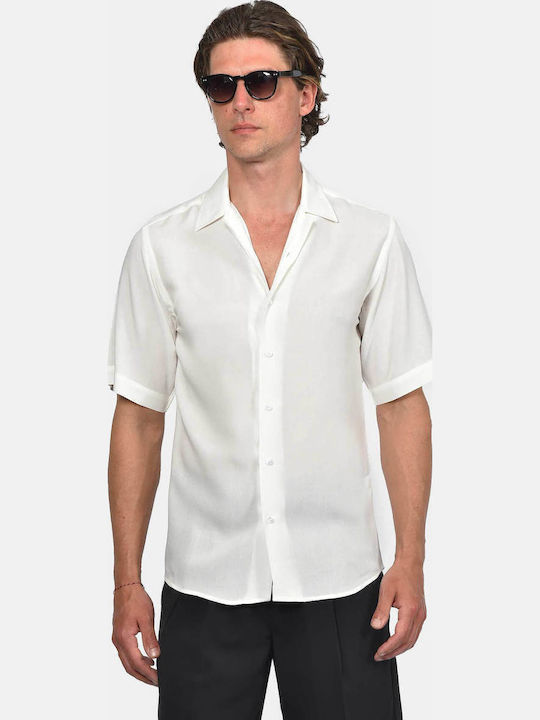 Berto Lucci Short Sleeve Shirt in Regular Fit W...