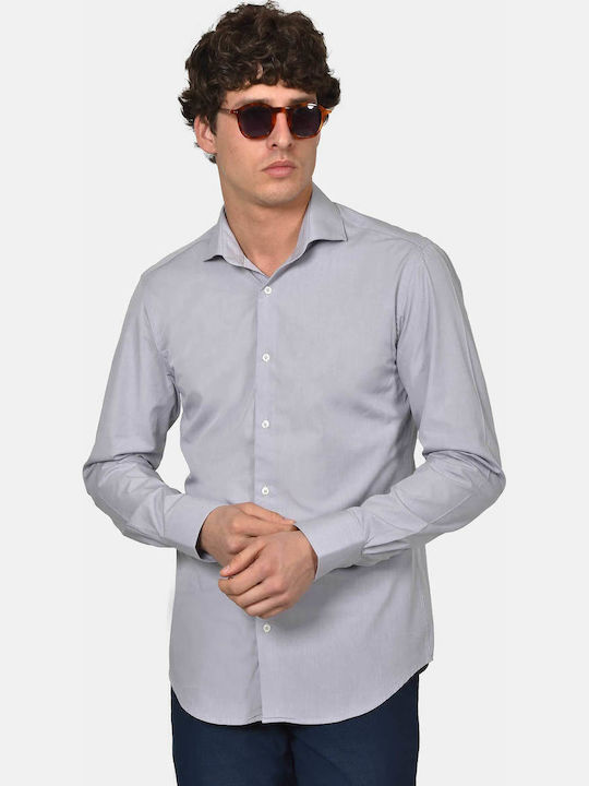 Berto Lucci Long Sleeve Cotton Shirt in Regular...