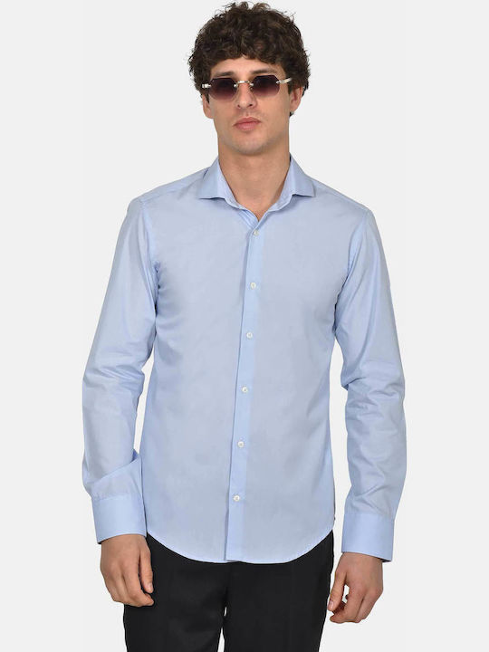 Berto Lucci Long Sleeve Cotton Shirt in Regular...