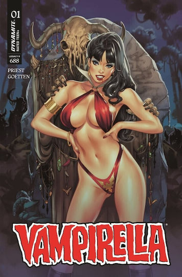 Vampirella 1 Cover D Elias Chatzoudis, Cover D Elias Chatzoudis Variant PB