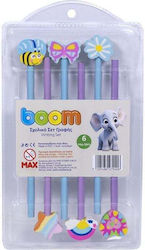 Boom Σχολικο Σετ Μολυβιων Γομα Cheerful Pc-2601 Boom Σχολικο Σετ Μολυβιων Γομα Cheerful Pc-2601