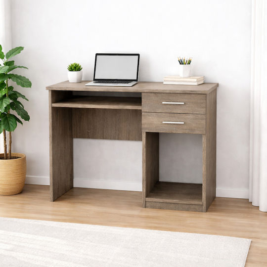 Birou pentru copii din Melamină Gri 100x55x80cm