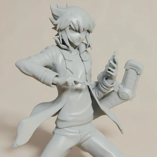 Небоядисана 3D Фигура Jaden Yuki Yu Gi Oh Скулптури 3D Печат Боядисване DIY Подарък Цветове 30 см 1:6