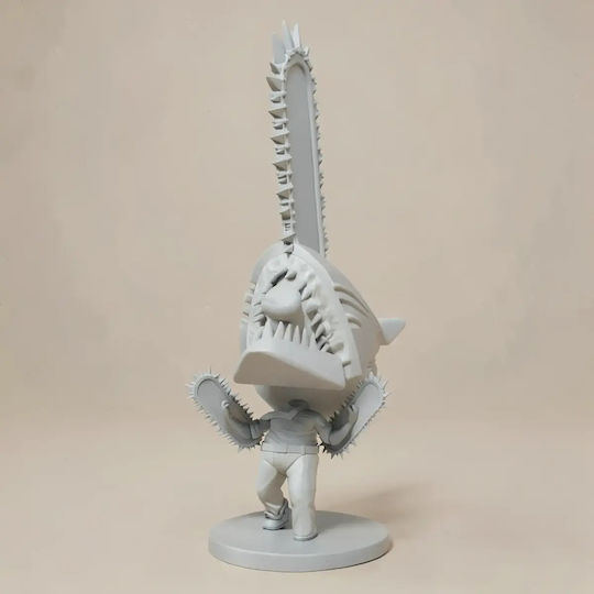 Unpainted 3D Figure Nendoroid Denji Chainsaw Man Painting DIY Gift Colors 30 Cm 1:6