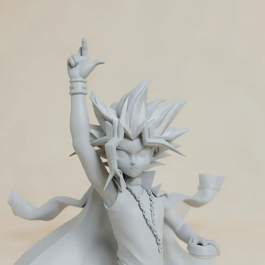 Небоядисана 3D Фигура Yugi Карта Yu Gi Oh Готова За Боядисване DIY Подарък Цветове 30 См 1:6