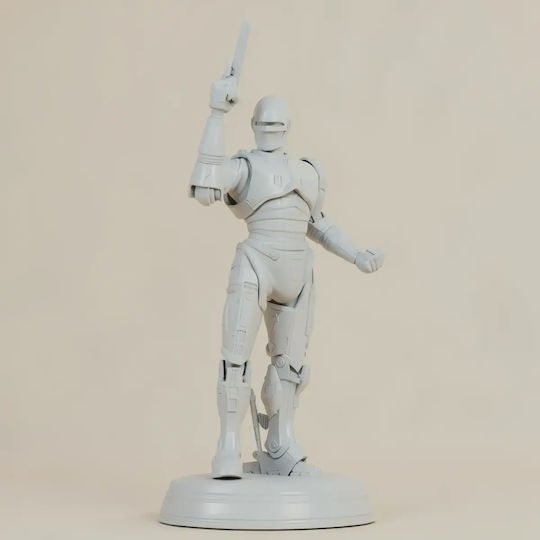 Άβαφη 3d Sammelbare Figur Robocop Stand 1 10 Basis Diy Geschenk Farben 15,2 Cm 1:12