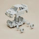 Unpainted 3D Figure Model Kit Car Lancer Evolution VI Painting DIY Gift Colors 15.2 Cm 1:12