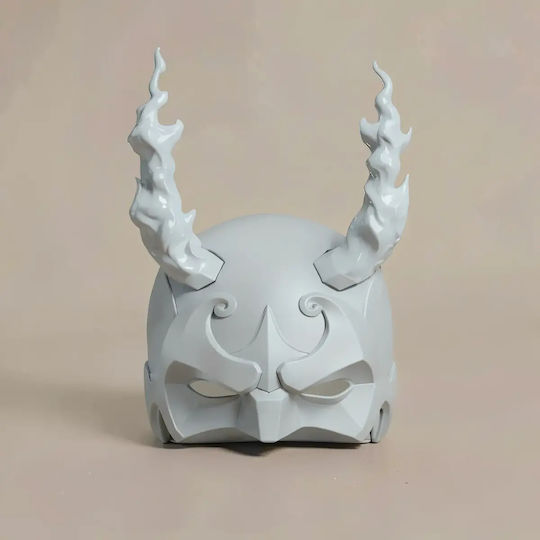 Unpainted 3D Figure Cosplay Daredevil Marvel Rivals Helmet Painting DIY Gift Colors 15.2 Cm 1:12