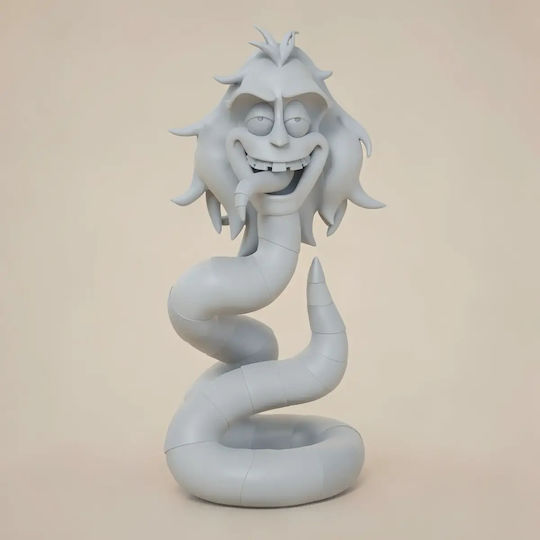 Небоядисана 3D Фигура Beetlejuice Snake Digital Боядисване DIY Подарък Цветове 15,2 См 1:12
