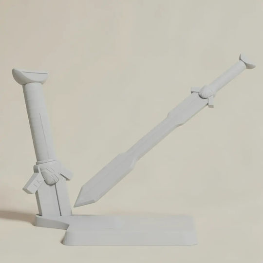 Небоядисана 3D Фигура Cosplay Меч Kili Hobbit Боядисване DIY Подарък Цветове 15,2 см 1:12