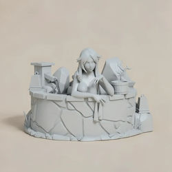 Figurină 3D Nevopsită Yoruichi Bleach Sculpturi De Baie Imprimare 3D Vopsire Diy Cadou Culori 30 Cm 1:6 Figurină 3D Nevopsită Yoruichi Bleach Sculpturi De Baie Imprimare 3D Vopsire Diy Cadou Culori 30 Cm 1:6