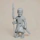 Unpainted 3D Figure Game of Thrones Oberyn Martell Chibi 3D Printing Figurine Painting DIY Gift Colors 30 Cm 1:6