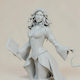Unbemalte 3d Figur Triss Merigold Witcher 1:8 3d Bemalung Diy Geschenk Farben 20 Cm
