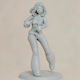 Άβαφη 3d Sammelbare Figur Ochako Uraraka Stand Alone Digital Sculpture Basis Diy Δώρο Χρώματα 15,2 Cm 1:12