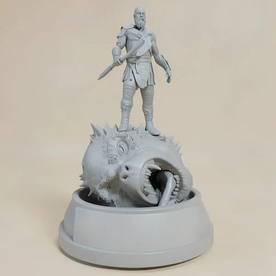 Unpainted 3D Figur Kratos Stehend Aus God of War Bemalen Diy Geschenk Farben 20 Cm 1:8