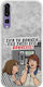 Epic Quotes Case I Have Experienced Vibrations Huawei P20 Pro Flexible TPU Transparent Silicone