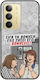 Epic Quotes Case I Have Lived Vibrations Realme 14x 5g Black TPU Black Silicone