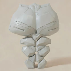 Άβαφη 3d Φιγούρα Cosplay Red Hood Chest Abs Βάψιμο Diy Δώρο Χρώματα 30 Cm 1:6