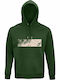 Hoodie Organic Unisex " Attack On Titan See You Later Anime Manga " Dark Green
