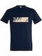T-shirt Унисекс Атака На Титан See You Later Аниме Манга Тъмносин