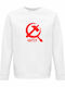 Hanorace Bumbac Organic Unisex Asap Rocky Hammer Sickle Design Alb
