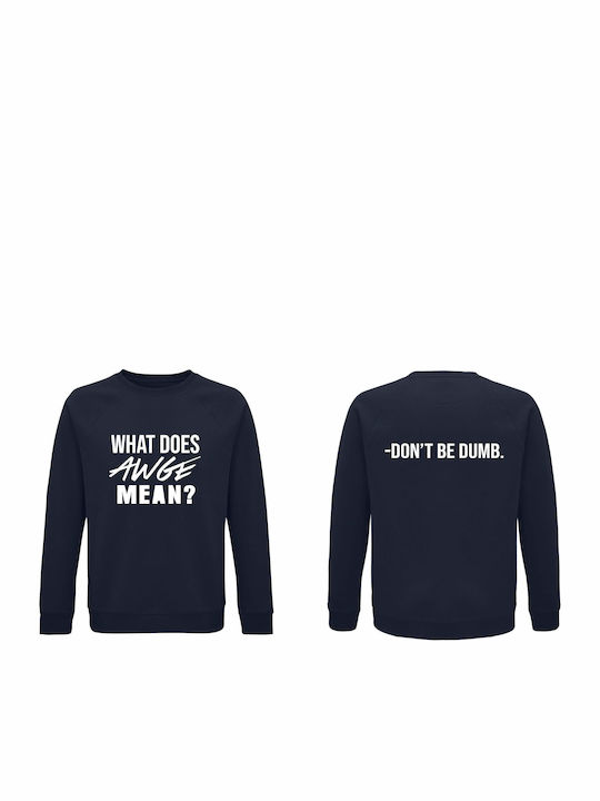 Bio-Baumwolle Unisex Sweatshirt Asap Rocky Was ...
