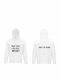 Bio-Kapuzenpulli Unisex Asap Rocky Was Bedeutet Awge Weiß