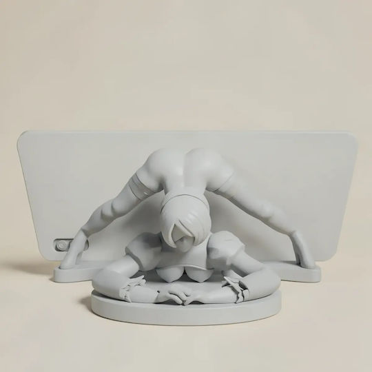 Άβαφη 3d Φιγούρα Nsfw 2b Phone Holder 3d Printing Model Βάψιμο Diy Δώρο Χρώματα 15,2 Cm 1:12