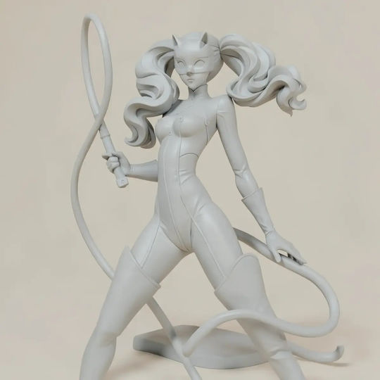 Небоядисана 3D Фигура Ann Takamaki Persona 5 V2 Digital Боядисване DIY Подарък Цветове 20 см 1:8