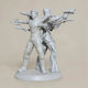 Unpainted 3D Figure Star Lord Groot From Guardian Galaxy Painting DIY Gift Colors 20 Cm 1:8