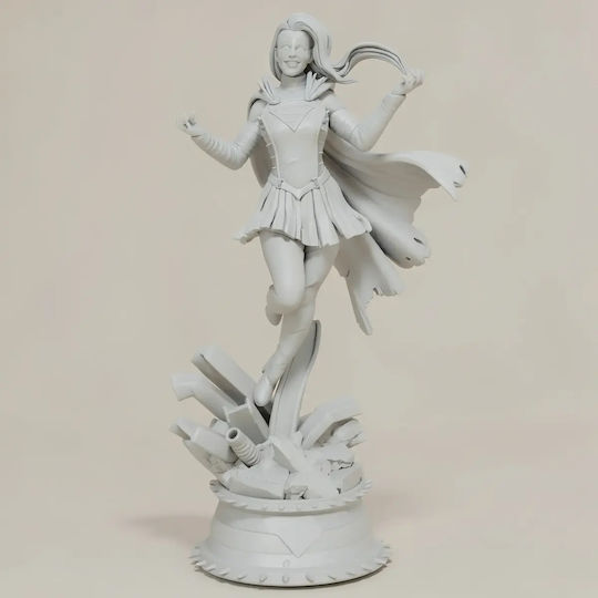 Άβαφη 3D Фигура Supergirl Joker Infected 3D Печатна Фигура Боядисване DIY Подарък Цветове 30 см 1:6