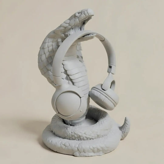 Άβαφη 3d Φιγούρα Basic King Cobra Headphone Holder Βάψιμο Diy Δώρο Χρώματα 20 Cm 1:8