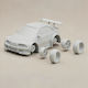 iLovePrints Sammelbare Figuren Abgebaute 3d Figur Modell Kit Car Bmw M3 Gtr E46 Bemalung Diy Geschenk Farben 20 Cm 1:8