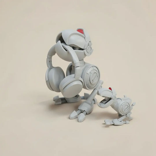 Άβαφη 3d Sammelbare Figuren Basic Tmnt Mouser Joystick Basis Diy Geschenk Farben 30 Cm 1:6