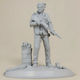 Άβαφη 3d Φιγούρα Joel Standing From Last Us Βάψιμο Diy Δώρο Χρώματα 15,2 Cm 1:12
