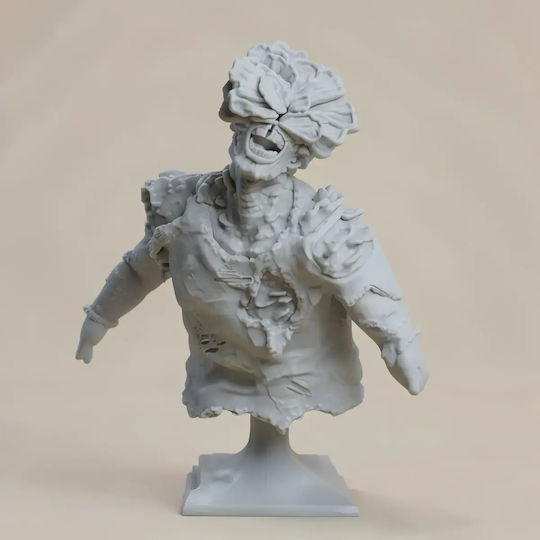 Άβαφη 3d Φιγούρα Clicker Last Us Bust 3d Βάψιμο Diy Δώρο Χρώματα 30 Cm 1:6