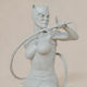 Unpainted 3d Figur Catwoman Rope Aus Dc Bemalung Diy Geschenk Farben 30 Cm 1:6