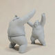 iLovePrints Sammelbare Figuren Άβαφη 3d Art der Figur Super Basic Sumo Napkin Holder Basis Diy Δώρο Farben 30 Cm 1:6