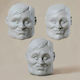 Unpainted 3D Figure Cosplay Alien Dandadan Serpio Mask Painting DIY Gift Colors 15.2 Cm 1:12