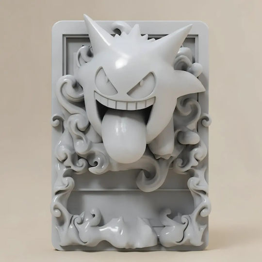 Небоядисана 3D Фигура Pokemon 3D Карта Колекция Gengar Боядисване Направи Си Сам Подарък Цветове 20 См 1:8