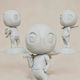 Unpainted 3D Figure Chibi Deadpool Sword Files Painting Diy Gift Colors 20 Cm 1:8