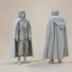 Небоядисана 3D Фигура Pippin Took Hobbit Боядисване DIY Подарък Цветове 20 см 1:8